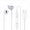 Type C Wired Earphones Handfree In-Ear With Mic Supported Universal Compatibly