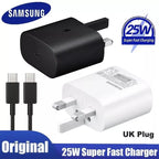 Samsung 25W UK Plug Super Fast Charger 3 Pin USB Type C