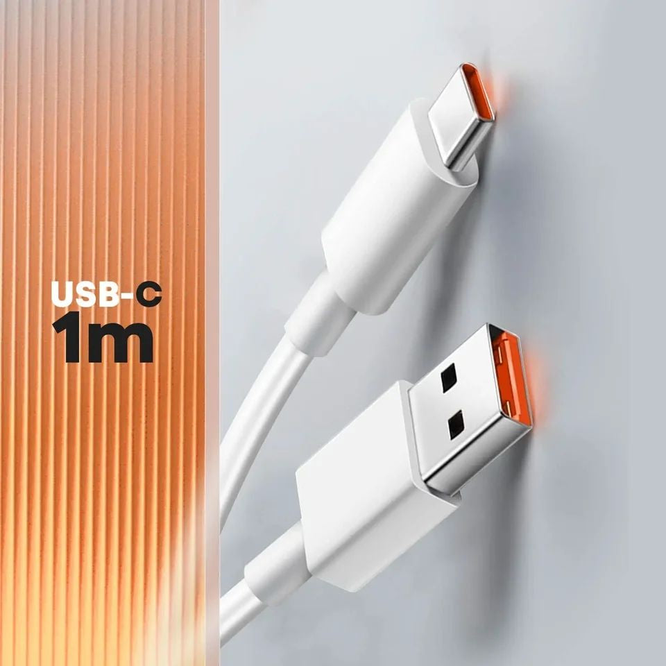 100% Original Xiaomi 120W 6A  Fast Charging Cable