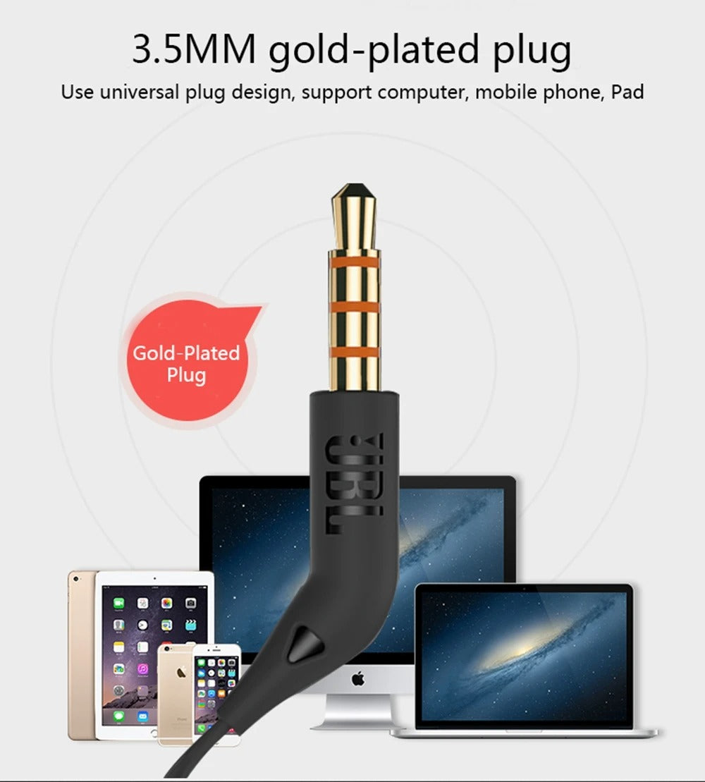 💯 Original New JBL Tune 110 3.5mm Wired Earphones