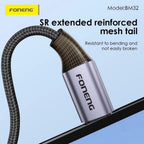 Original FONENG BM32 2-in-1 USB-C to 3.5mm Adapter