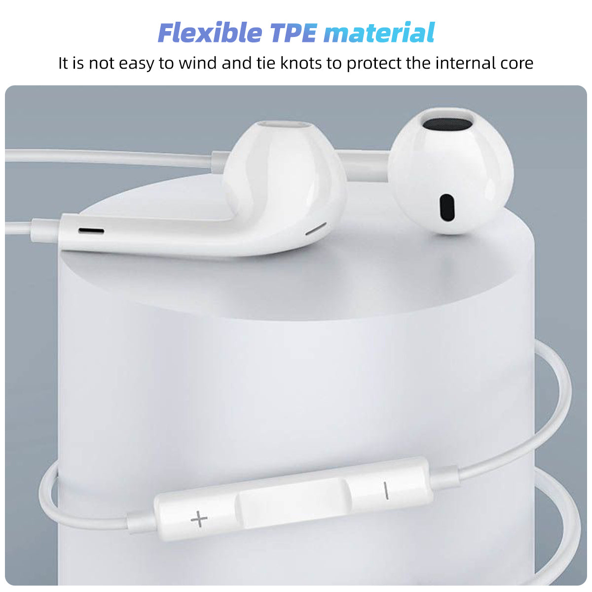 Type C Wired Earphones Handfree In-Ear With Mic Supported Universal Compatibly