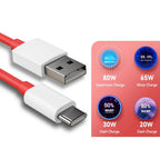Official OnePlus SuperVOOC 80W 6.5A Fast Charge Cable