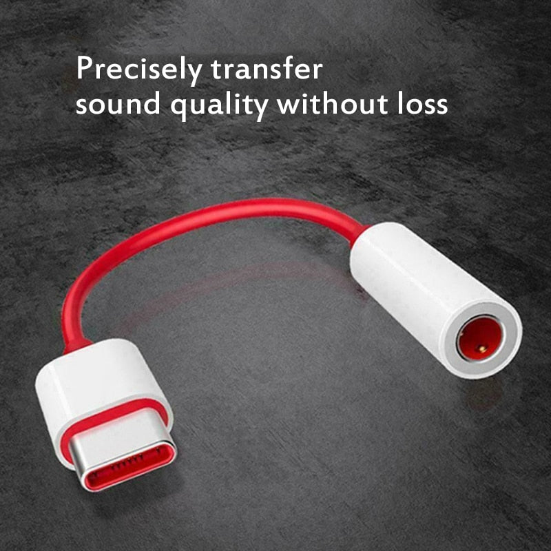 Original OnePlus USB Type C To 3.5mm Earphone Jack Adapter