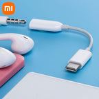 Original Xiaomi Mi Type C To 3.5mm Aux Audio Adapter Earphone Jack Converter
