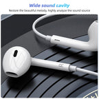Type C Wired Earphones Handfree In-Ear With Mic Supported Universal Compatibly