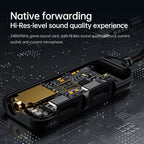 💯 Original PLEXTONE GS1 3 in 1 Dual Type C 3.5MM Jack Adapter