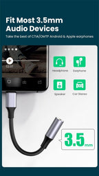 UGREEN USB-C to 3.5mm Aux Adapter - Premium Audio Dongle