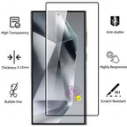 Samsung Galaxy S25 S24 Ultra HD Glass Full Cover 9H HD Tempered Glass Screen Protector