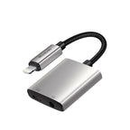 Mcdodo 2 in 1 iPhone Dual Port Splitter Lightning To 3.5mm